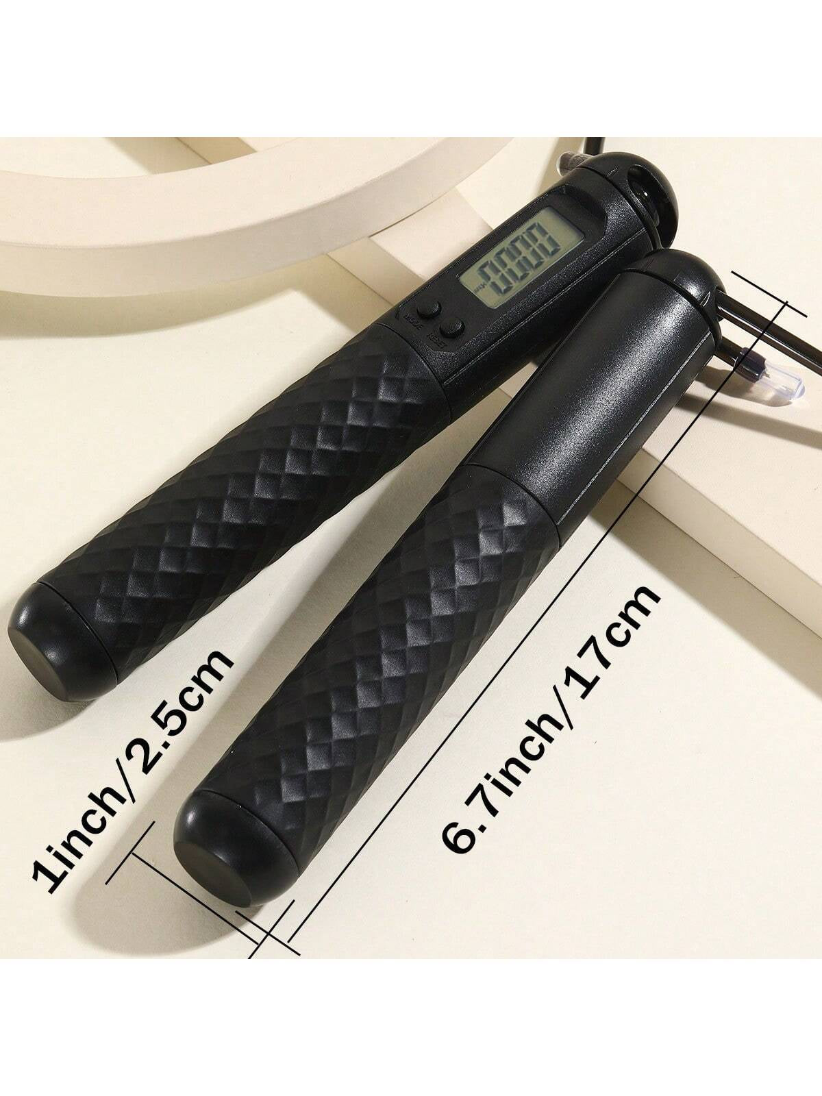Jump Rope, Digital Fitness Jump Rope with Calorie Counter, Men'S and Women'S Jump Rope with Bearings and Steel Wire 118Inch/3M