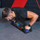 Portable Multifunctional Push-Up Board Set with Handles Foldable Fitness Equipment for Chest Abdomen Arms and Back Training